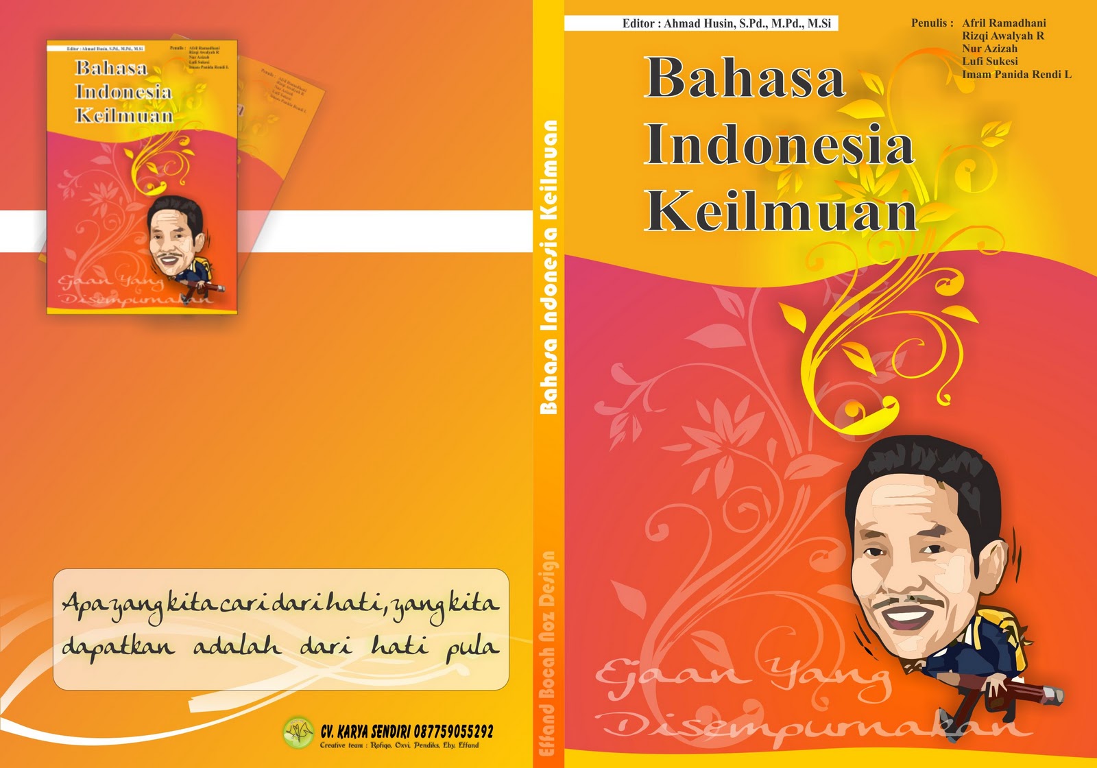  Membuat  Cover  Buku  Dengan  Corel Draw  X5 HMPS TI UNIKAMA