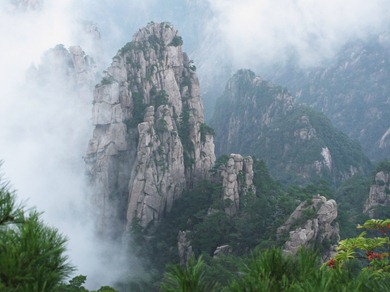 Mist, From Lion Peak, Huangshan, China, 2009 (2602e)