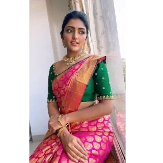 Eesha Rebba Beautiful Traditional Saree Photos