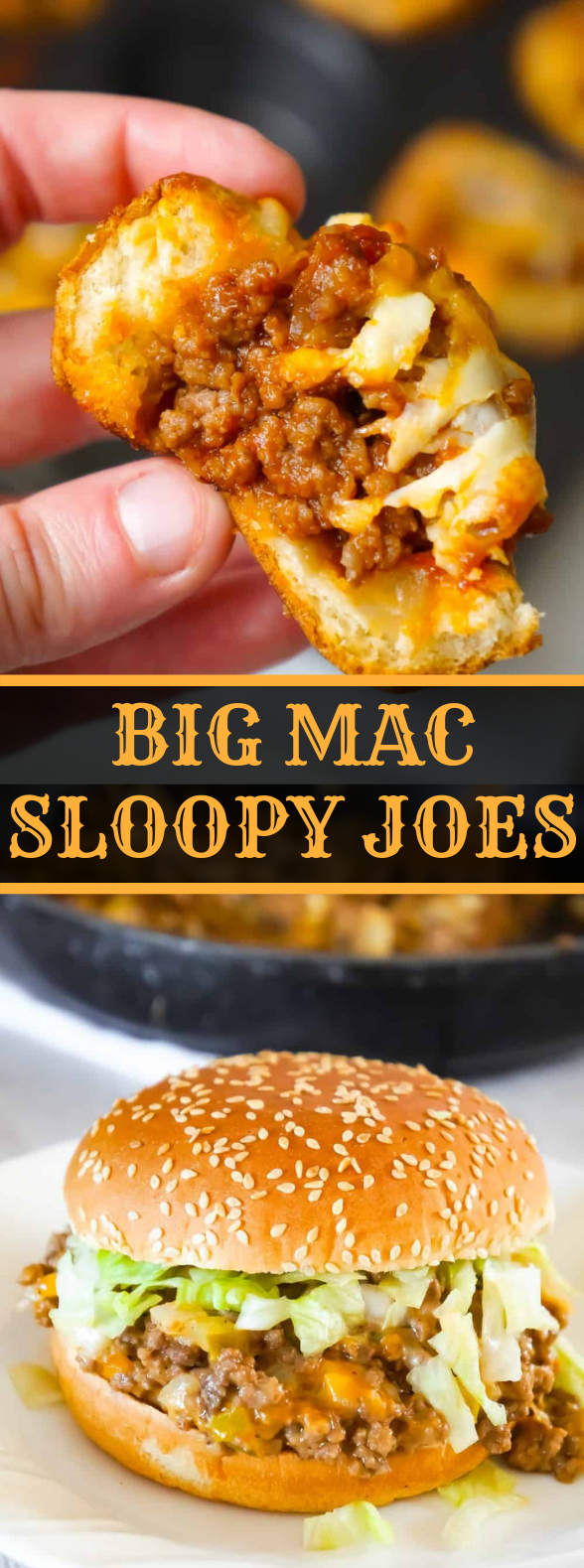 Big Mac Sloppy Joes #dinner #sandwich