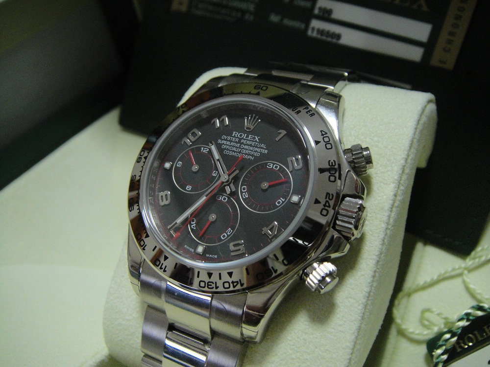 Brand new in Box Rolex Daytona White Gold, Hottest (Black dial)