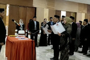 Lantik 40 PPK, Ketua KPU Soppeng Tegaskan Jaga Hak Pemilih dan Kontestan Serta Jaga Profesionalisme dan Integritas Panitia