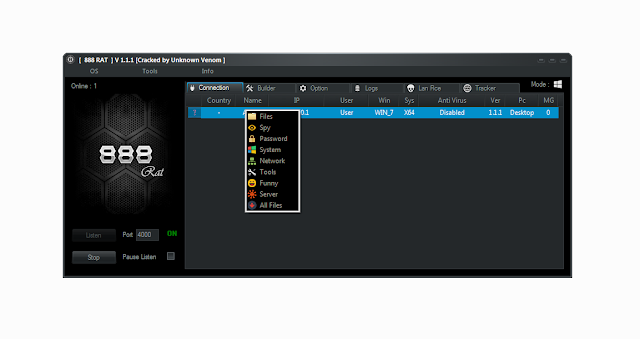 888 RAT ( V 1.1.1) FOR WINDOWS + ANDROID CRACKED