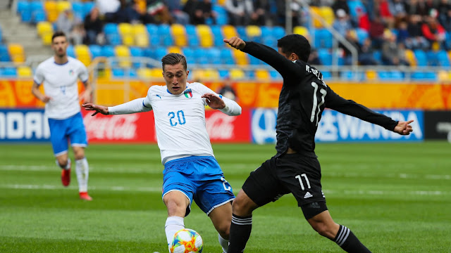 Mundial sub-20: Italia venció 2-1 a México en el debut de ambos en el torneo