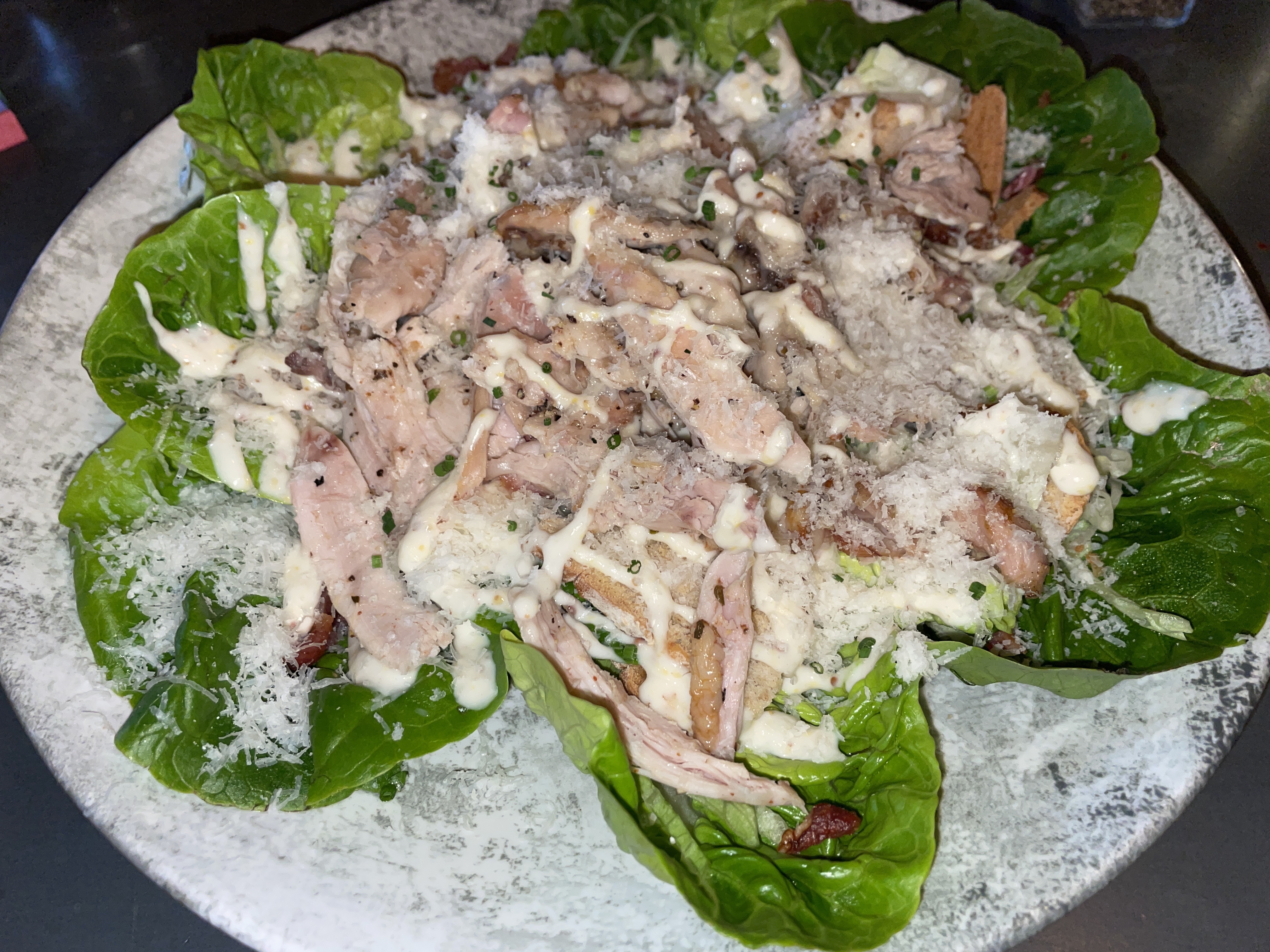 Smoked Chicken Caesar Salad