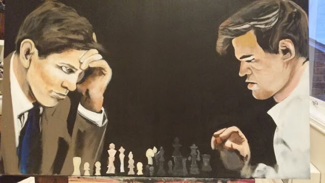 Norway Chess 2015. Cuadro de Magnus enfrentadose a Fischer