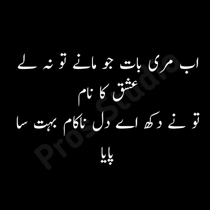 Urdu Sad Poetry 08 - Urdu Poetry - Poetry Ka Junoon