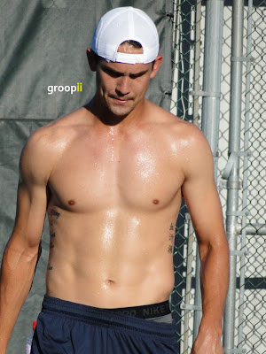 Ryan Sweeting Shirtless at Cincinnati Open 2010