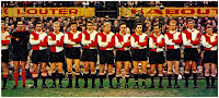 FEYENOORD ROTTERDAM - Rotterdam, Holanda - Temporada 1967-68 - Kraay, Pieters Graafland, Veldhoen, Romeijn, Israël, Haak, Boskamp, Samardzic, Kindvall, Moulijn, Geels, Liebrechts y Jansen