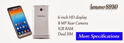 All lenovo s series smartphones , Lenovo S930