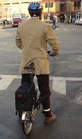 men man cycling bicycling jacket coat reflective DIY