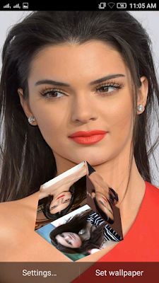 Kendall Jenner 3D live Wallpaper For Android Mobile Phone