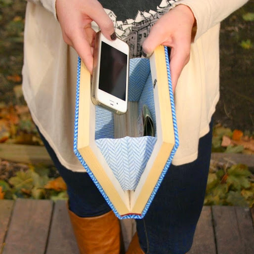 Homemade Book Clutch