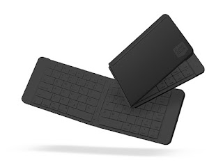  Handy Wireless Keyboard Folds Up for Easy Transport