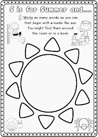 Summer Writing Worksheets K-1 - 73 pages