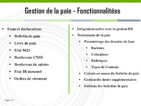 La gestion de la paie - MAROC