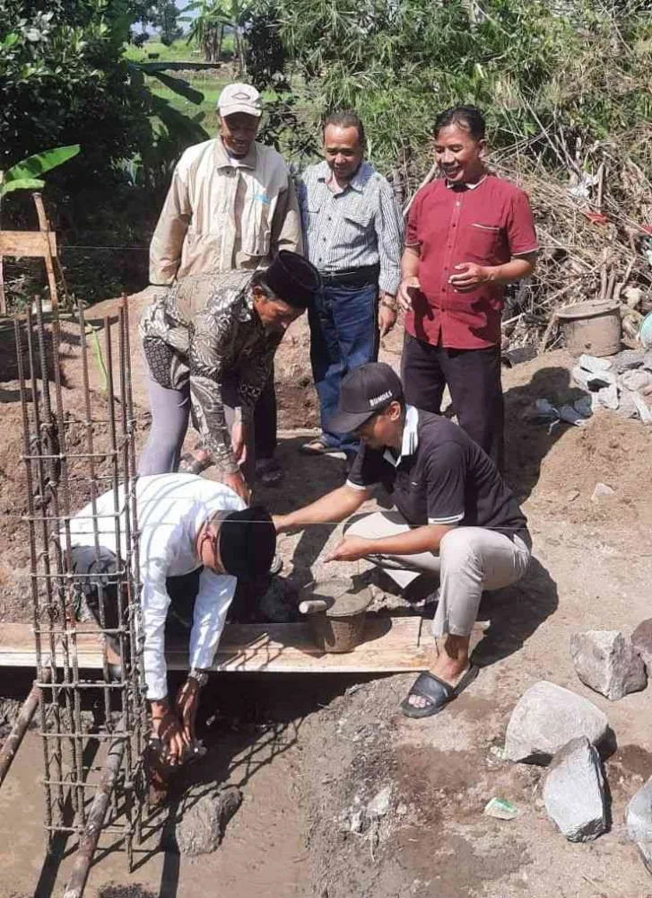 LDII Kuncen Mulai Peletakan Batu Pertama, Tandai Pembangunan Masjid Nur Rosyid