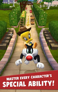 Download Looney Tunes Dash! Apk v1.67.16 Mod (Free Shopping/Invincible) Terbaru 2016