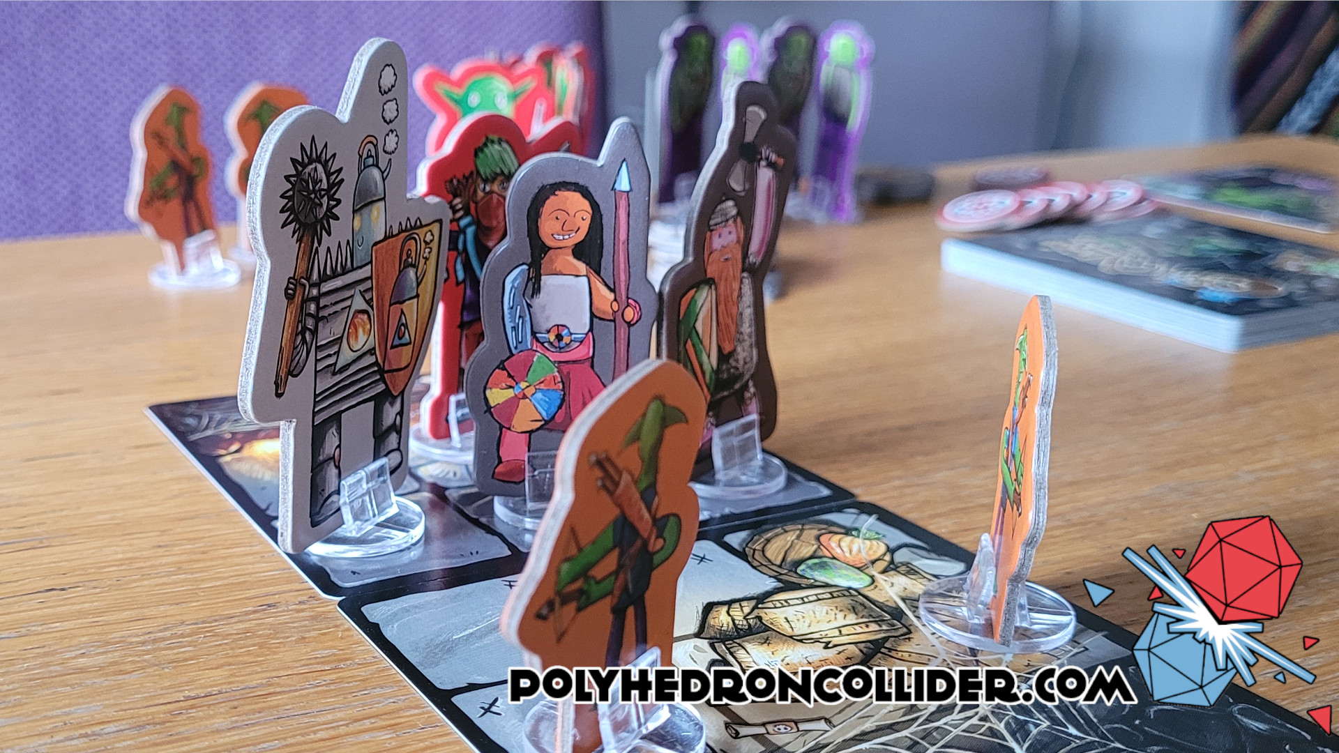 Polyhedron Collider CoraQuest Board Game Review - In Play 3