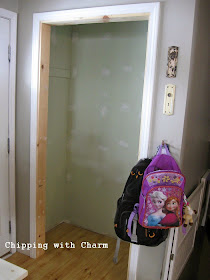 Chipping with Charm: Entry closet update...before. www.chippingwithcharm.blogspot.com