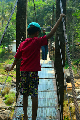 Georgiyar hanging bridge, Mankulam