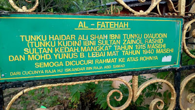 Makam anakanda Tunku Kudin