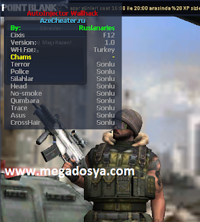 Ads%C4%B1z Point Blank Hileleri Yeni AzeCheater Türkiye Wallhack D3D9 Wh indir