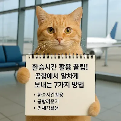 환승시간 활용 꿀팁! 공항에서 알차게 보내는 7가지 방법