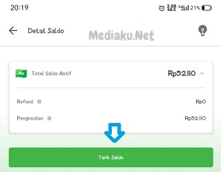 Cara Tarik Saldo Penjualan Di Tokopedia Lewat HP