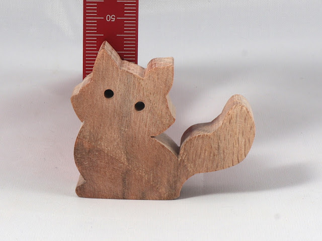 Wood Toy Kitten/Cat Cutout. Handmade, Stackable, Unfinished, Unpainted, and Ready to Paint. From the Itty Bitty Animal Collection