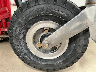 The "new" tire.