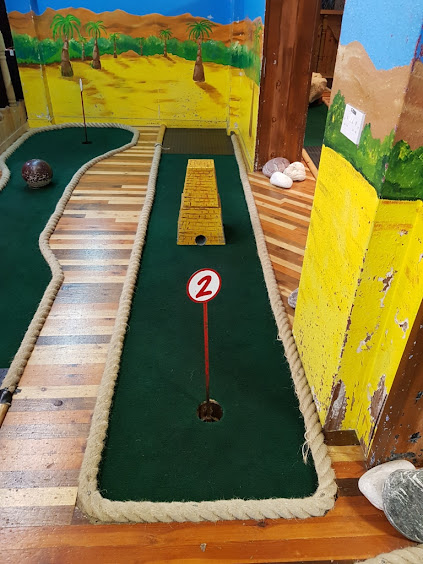 Pirate Crazy Golf at the Fairworld Amusement Arcade in Cleethorpes