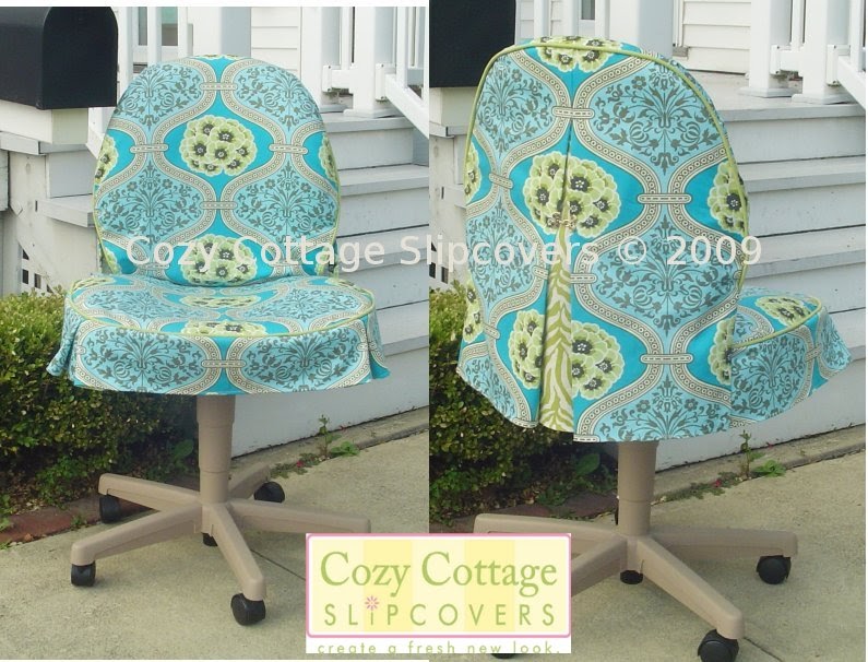 Cozy Cottage Slipcovers: Office Chair Slipcovers