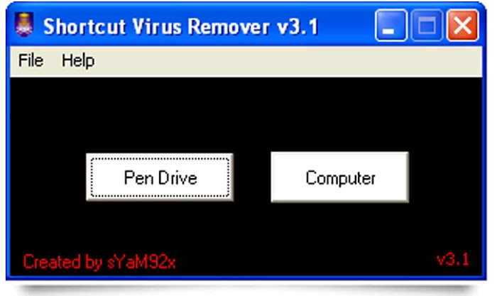 Remove computer or Pen Drive shortcut virus instantly