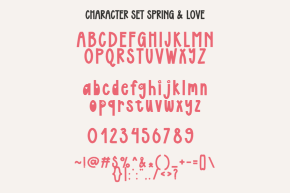 Download Spring and Love Font - Fontsave