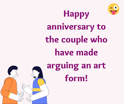Funny Anniversary Wishes, Messages and Quotes for Couples