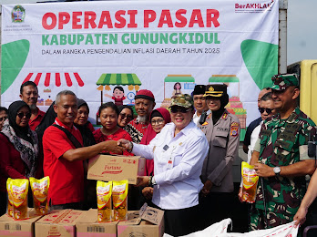 Jelang Idul Fitri 1446 H Bupati Gunungkidul Beserta TPID DIY Tinjau Berbagai Tempat
