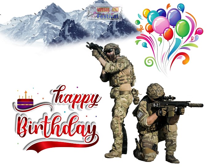 happy birthday wishes to army man in hindi