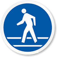 use-pedestrian-route-iso-sign