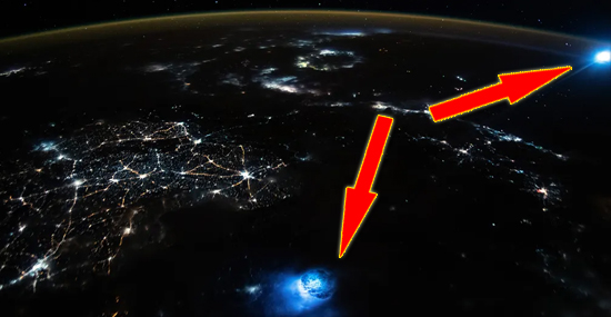 Bolhas de Luz  misteriosas em foto da ISS intrigam internet - Capa