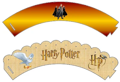  Harry Potter Free Printable Cupcake Wrappers. 