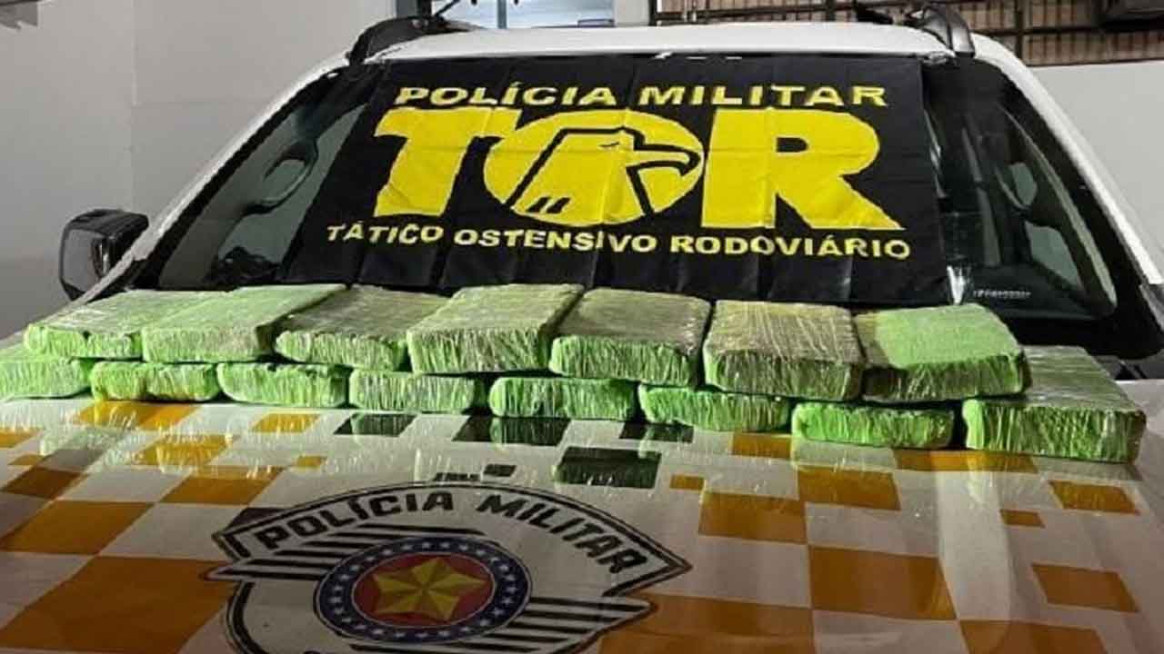 PM Rodoviária prende homem com 12 kg de droga oxi em Cordeirópolis