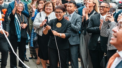 Menlu Retno Resmikan 'Indonesia House Amsterdam', Pusat Promosi Indonesia Terbesar dan Terlengkap di Eropa