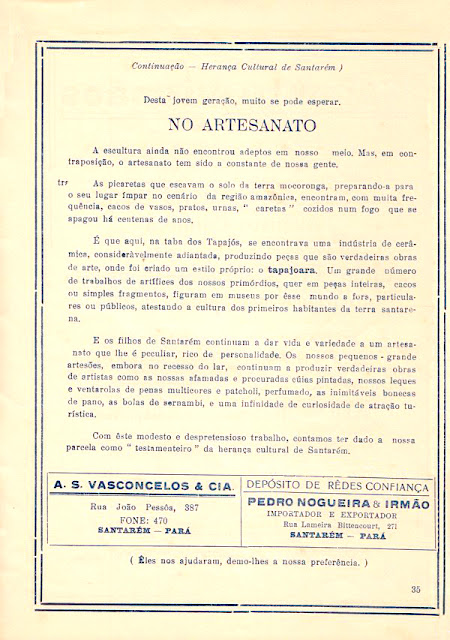 PROGRAMA DA FESTA DE NOSSA SENHORA DA CONCEIÇÃO - 1967 - PAG 35