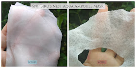 SNP BIRD'S NEST AQUA AMPOULE MASK REVIEW