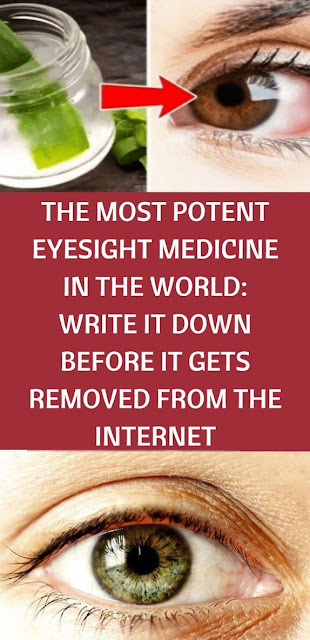 The Most Potent Eyesight Medicine in the World: Write It Down before It Gets Removed from the Internet
