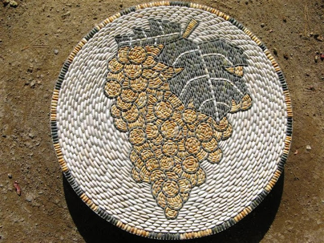 mosaic pebbles artwork by John Botica