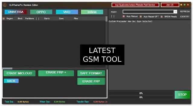 QLMFlasherPro MediaTek Edition Tool Latest Version
