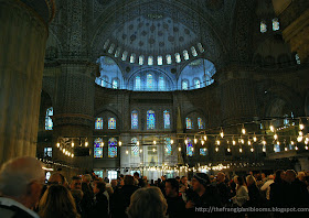 Chandelier Interiors of Mosque