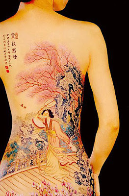 full body painting and Tattoo design